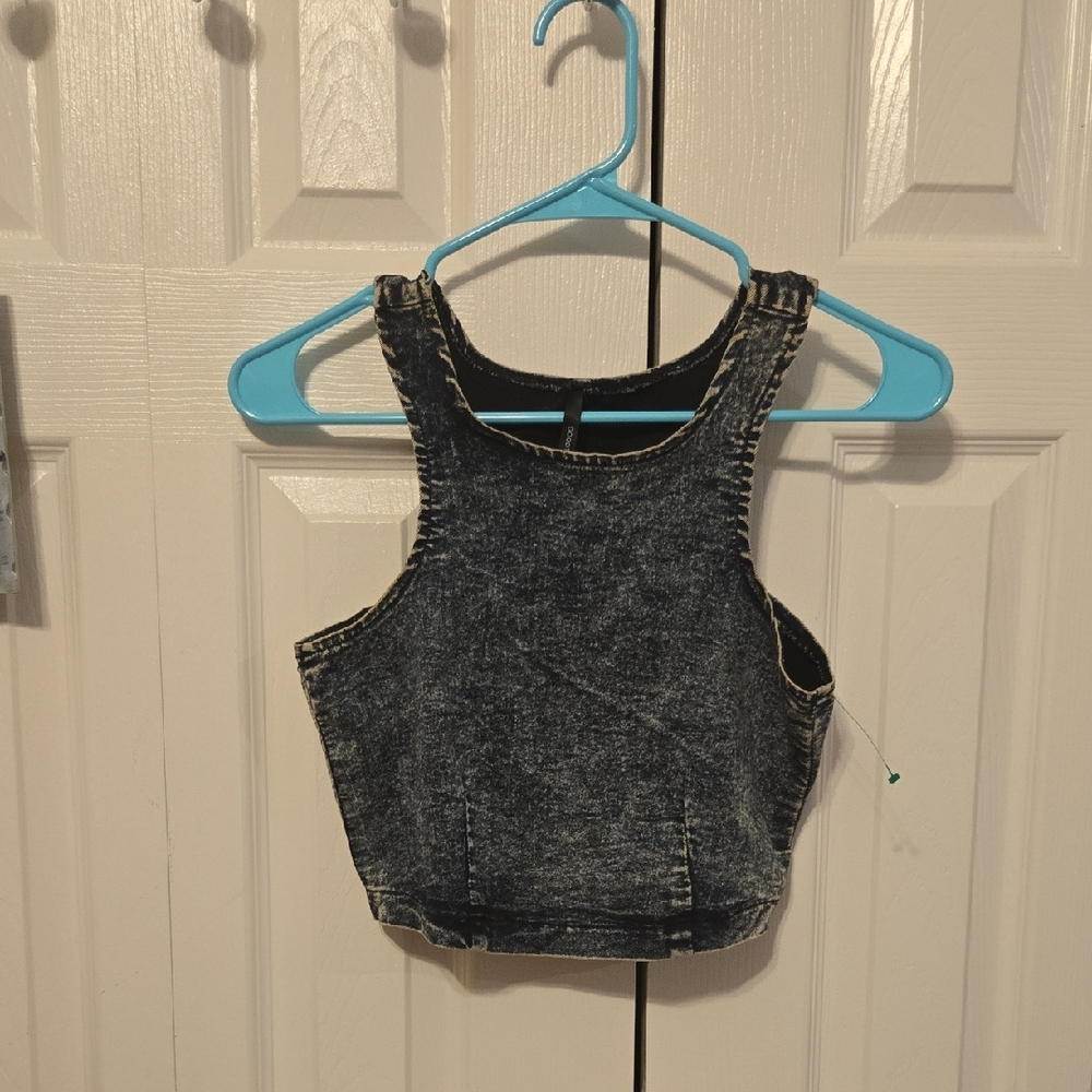 Denim Crop Top